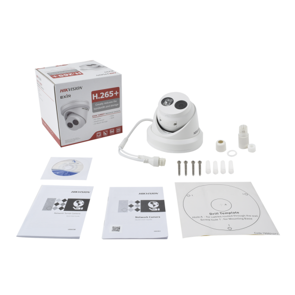 Turret IP 4 Megapixel / 30 mts IR EXIR / Exterior IP67 / WDR / PoE / Lente 2.8 mm