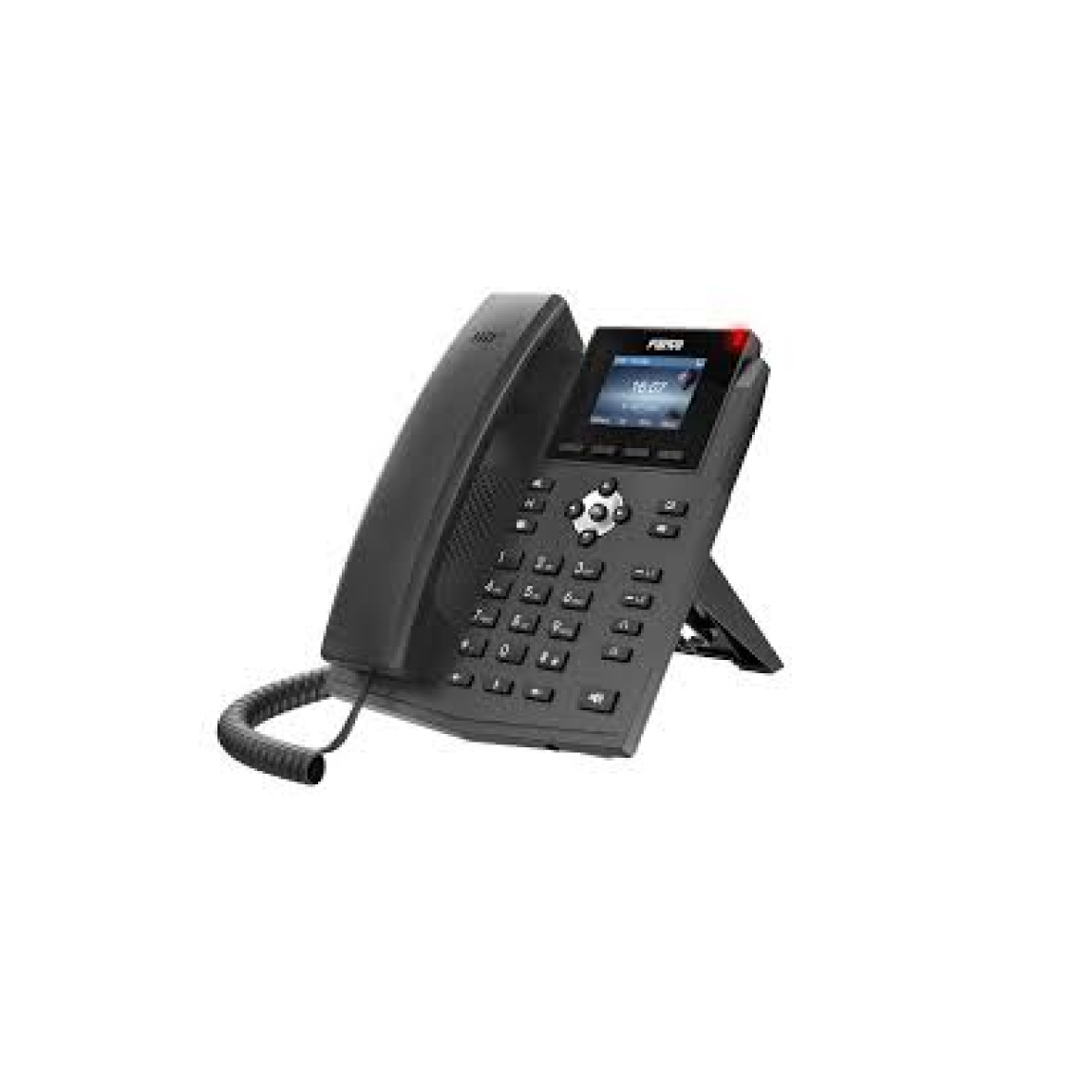 Telefono IP Fanvil X3SP – Cornetta Cablata Con Display LCD 2.4", 2 Linee SIP, PoE, Rubrica 500 Voci, Codec G.711/G.722, Nero